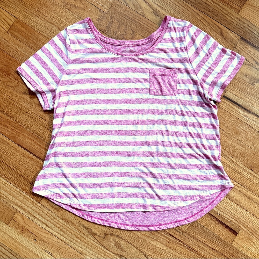 Lane Bryant Striped T Shirt